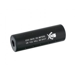 130MM Dummy Silencer - Black [Castellan] 